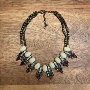 Bejeweled statement necklace